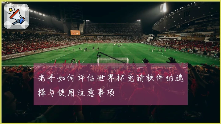 老手如何评估世界杯竞猜软件的选择与使用注意事项